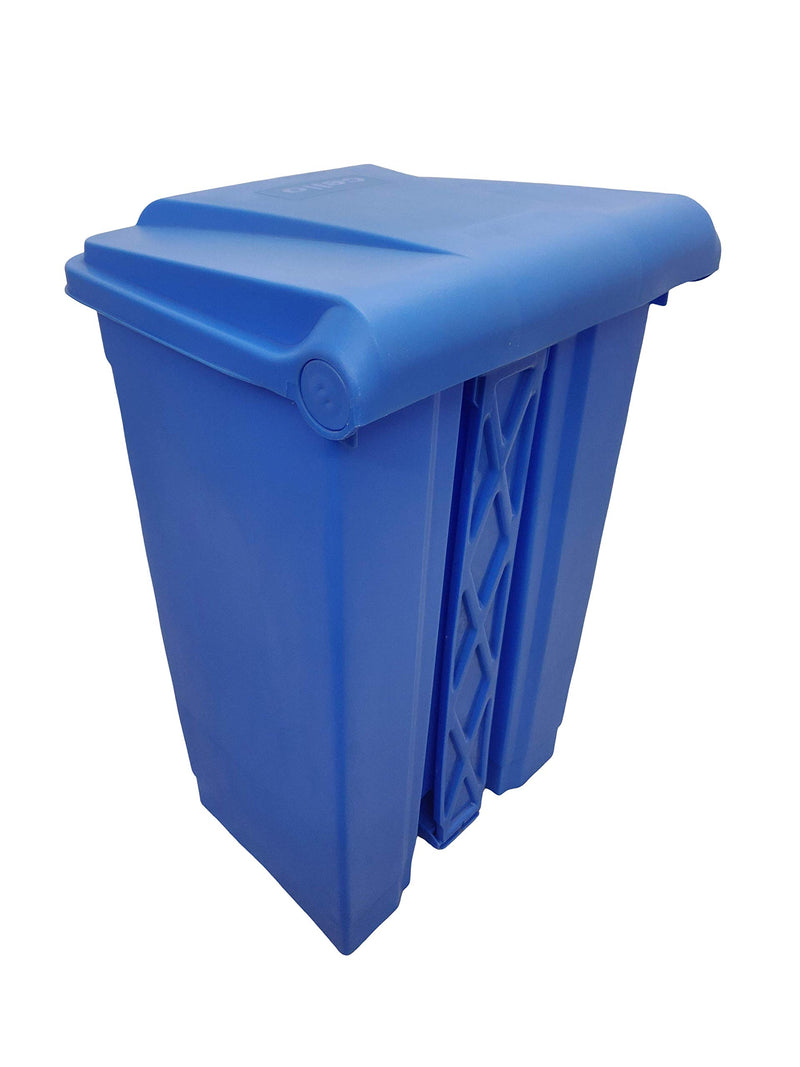 Cello Strong Plastic Step-On Pedal Garbage Dustbin (60 Ltr, Blue)