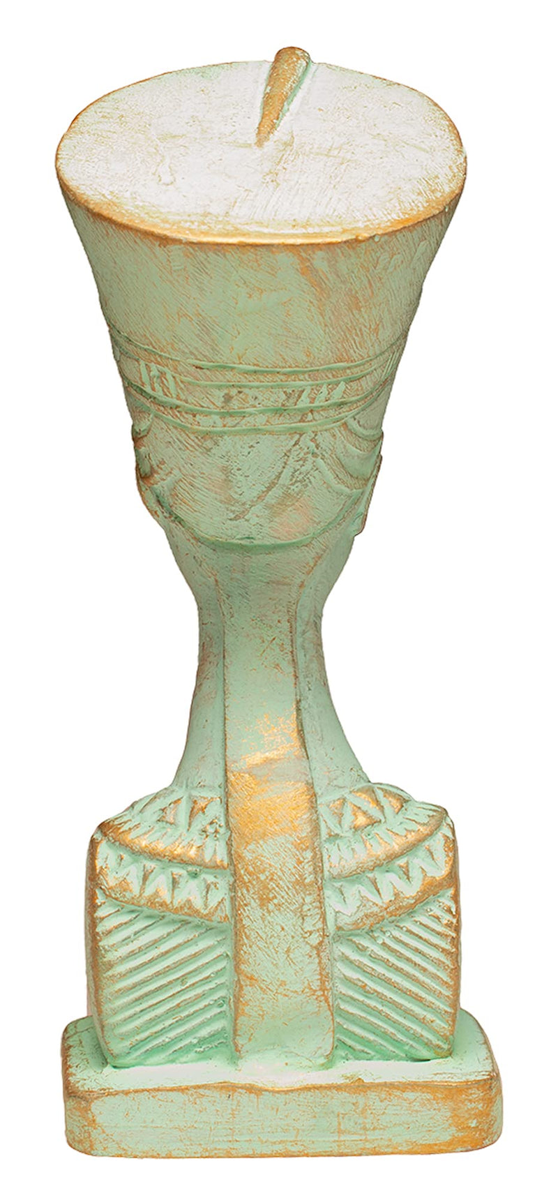 Discoveries Egyptian Imports Authentic Statue - Patina Finish - Nefertiti Bust - Beautiful One - 5" - Made in Egypt