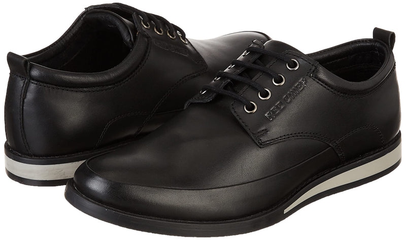 Red Chief Derby Lace Up | Men's Formal Shoes for Office | Black | TPR+Eva Cushioning