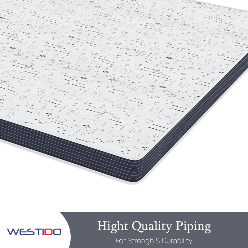 WESTIDO RehabRest Multiple Memory Foam | High Resilience (HR) Foam Knitted Fabric Queen Size Orthopedic Mattress OrthoKQ5inch84X60