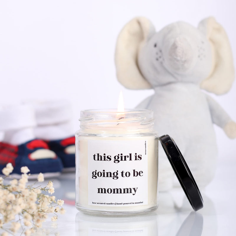 This Girl is Going to be Mommy | Scented Candles Gift Set for New Mom Mother | Maternity Gifts Expecting Mother | Maternity Gift Hamper | Maternity Gifts For Women Wife | Maternity Gift Set | Maternity Gift Ideas - 40hrs