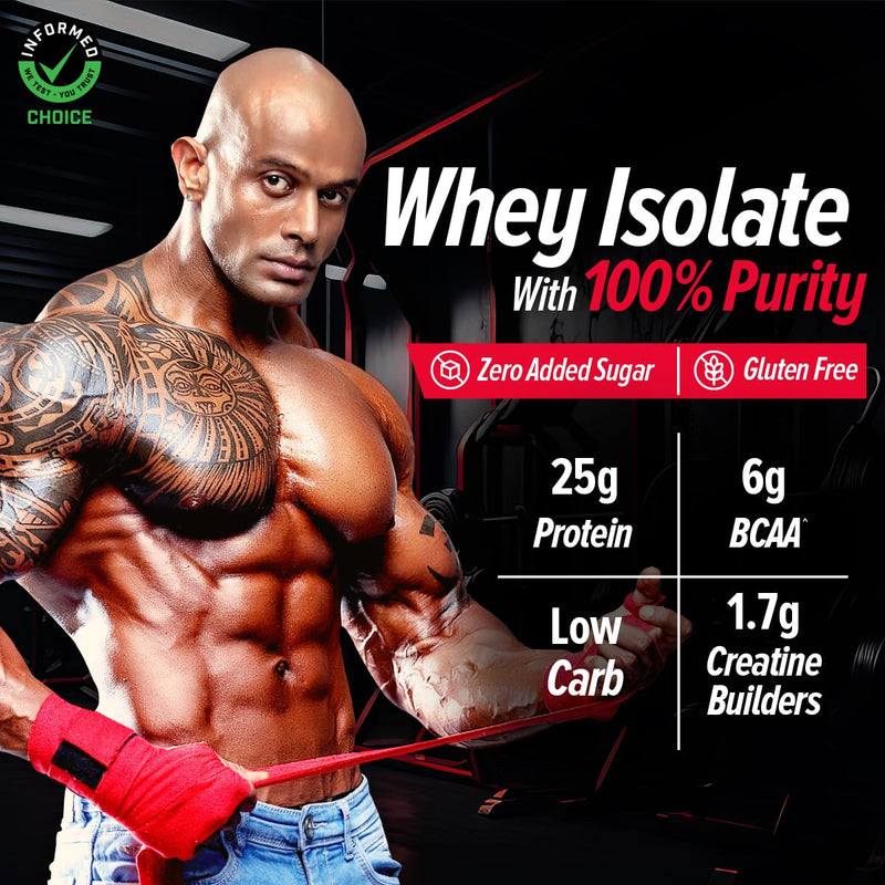 GNC AMP Pure Isolate Low Carb | Boosts Athletic Performance | Builds Lean Muscles | Speeds Up Recovery | Increases Strength | USA Formulated | 25g Protein | 6g BCAA | Cookies & Cream | 2 lbs