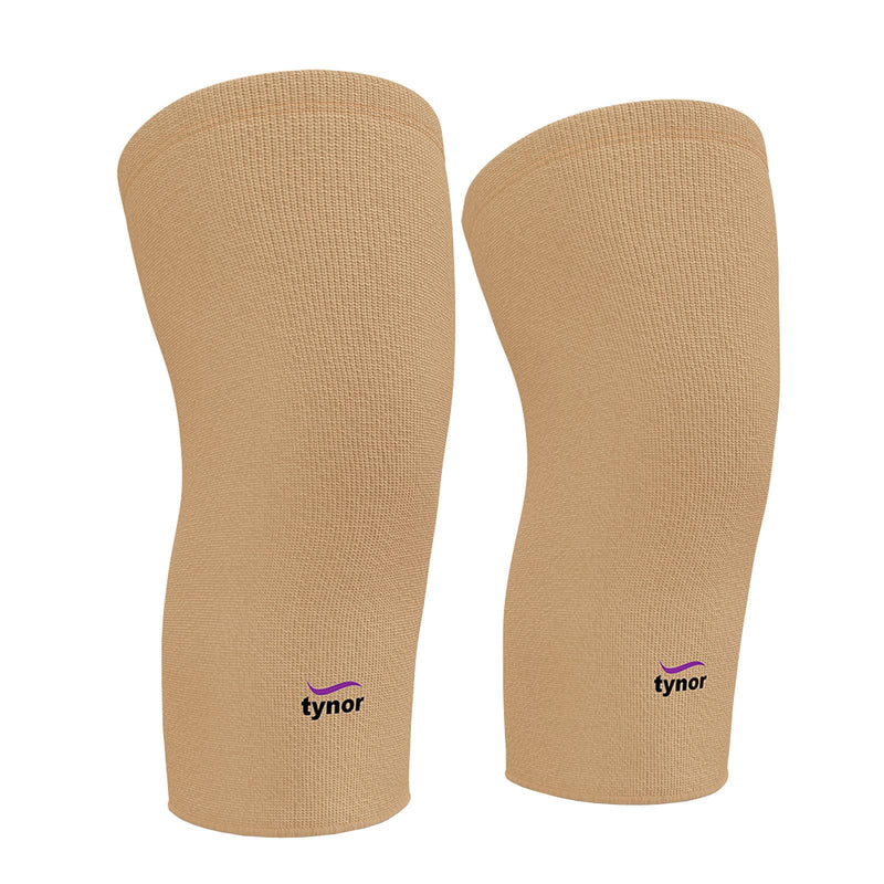 TYNOR Knee Cap, Beige, Medium, Pack of 2