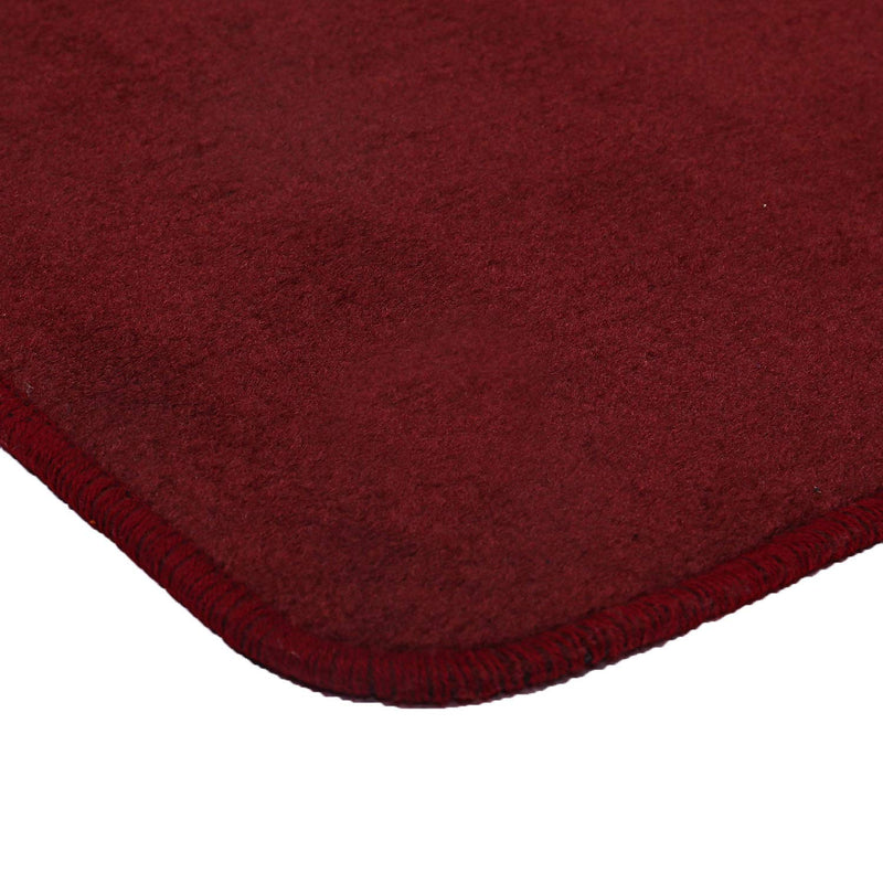 Kuber Industries Microfiber Anti Slip 3 Pieces Rectangular Door Mat 22"X14", Maroon - Ctktc021911