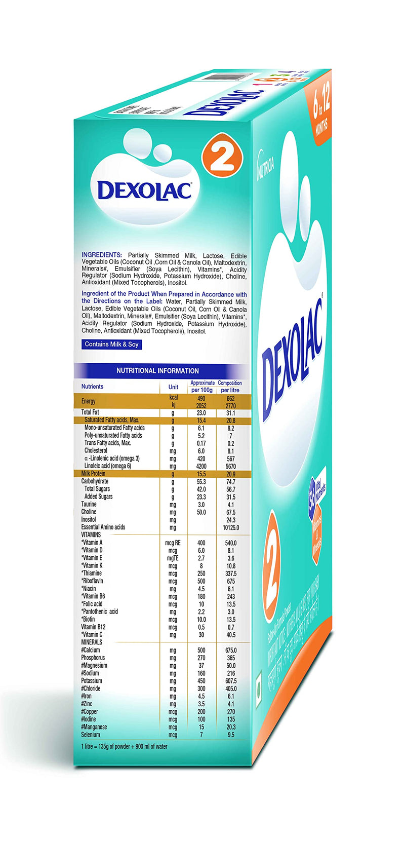 Nutricia Dexolac Stage 2 (After 6 months) - 400 g