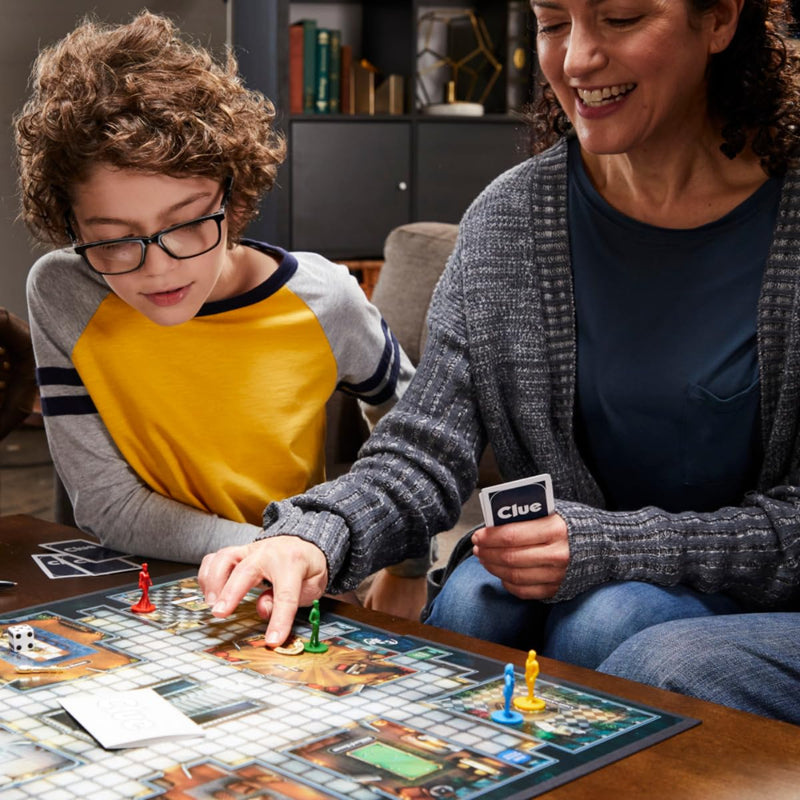 Hasbro Gaming Clue Board Game, Reimagined Clue Game for 2-6 Players, Mystery Games, Detective Games, Family Games for Kids and Adults