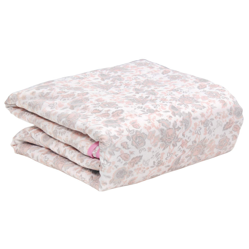 Story@Home Super Soft Single, Reversible Dohar for Single beds. 100% Cotton, Lightweight, Ideal for Winter. Measures 88x94 inches in White & Pink, with 150TC for Added Comfort.