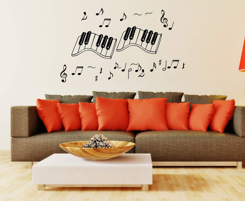 Tuffuk Music Large Vinyl Wallstickers for Home Decorations(70 cm x 120 cm)5TZ414