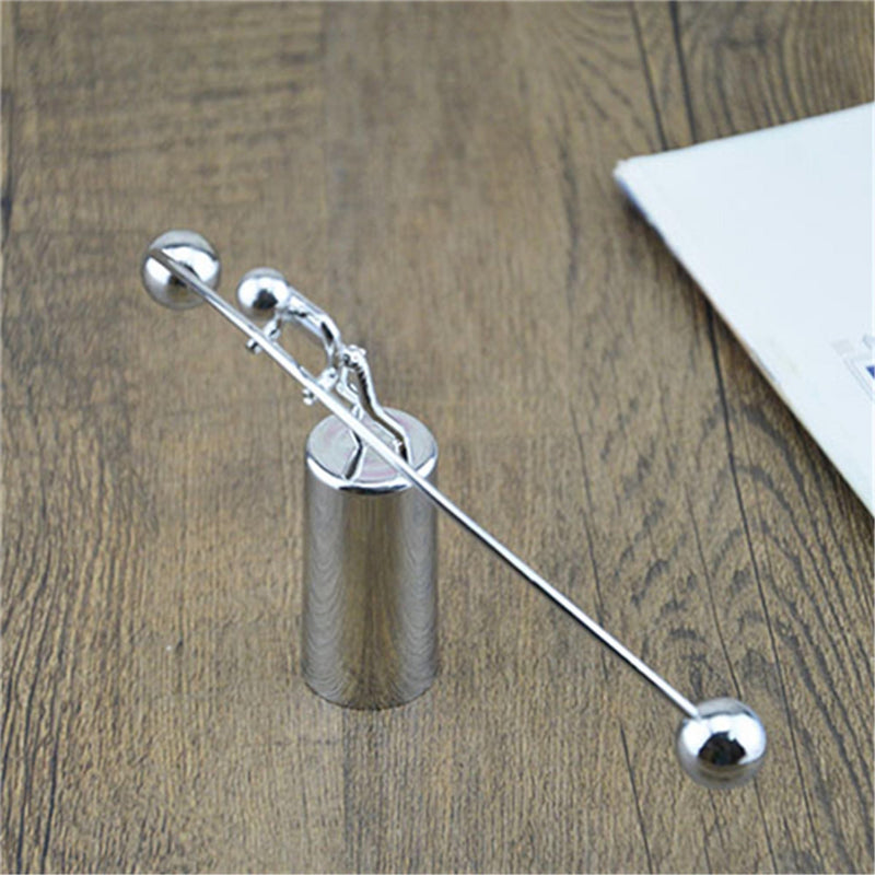 AUGEN Balancing Pendulum Durable Metal Innovative Stress Relief Toy for Home Office Desktop Gift Decoration (1 Piece, 7709A3)