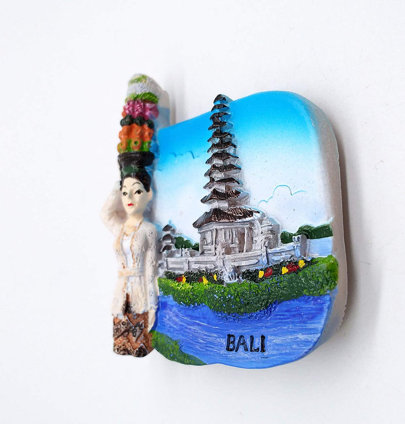 Bali Island Indonesia 3D Fridge Magnet Travel Souvenir Gift Home & Kitchen Decoration Magnetic Sticker Bali Indonesia Refrigerator Magnet