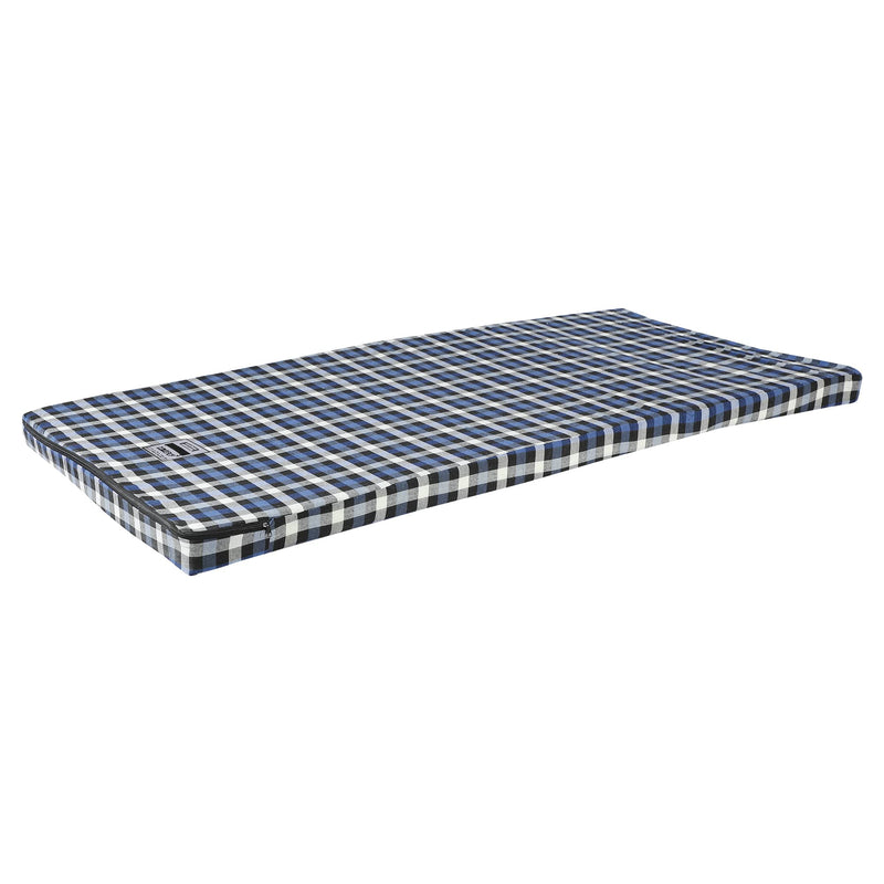 COLOFLY 72x35x2 Inch Pu Foam Single Bed Mattress, Blue & White