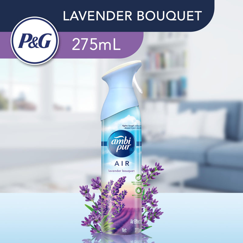 Ambi pur Air Effect Lavender Bouquet Air Freshener Spray 275g