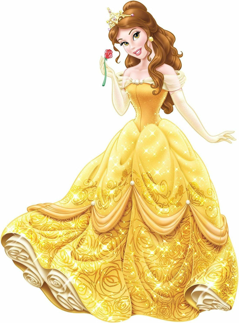 GADGETS WRAP Disney Princess Beauty and The Beast Belle Peel and Stick Giant Wall Decals