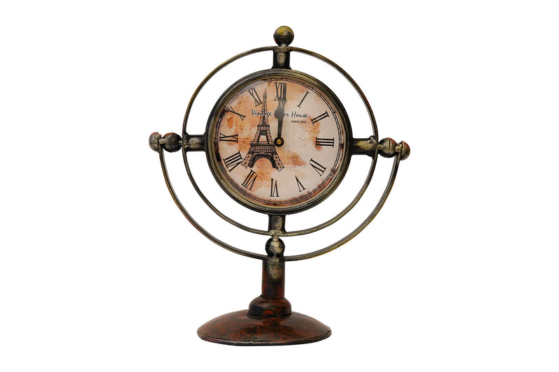 Edge Decor�� Retro Style Decorative Table Clock for Home Decor 34x6x29 cm