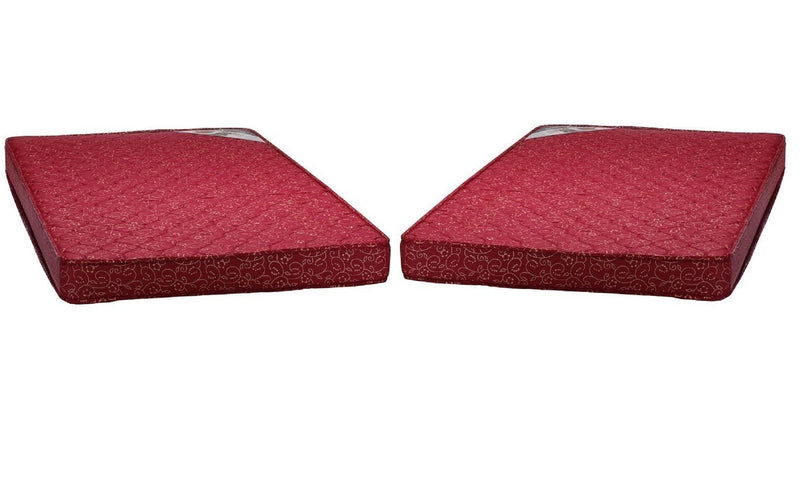 PumPum Combo Pack of 2 HD Foam Mattress (Single Size - 72 X 30 X 3 Inch)