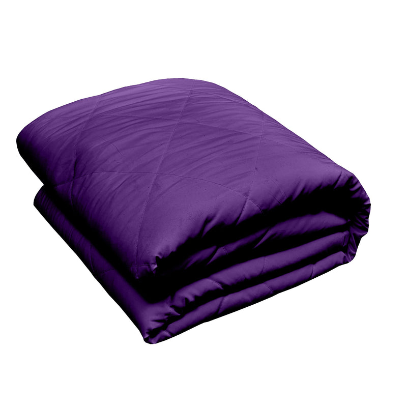 KEA Microfiber Waterproof and Dustproof Double Bed Mattress Protector (Purple, King Size (72" x 78")