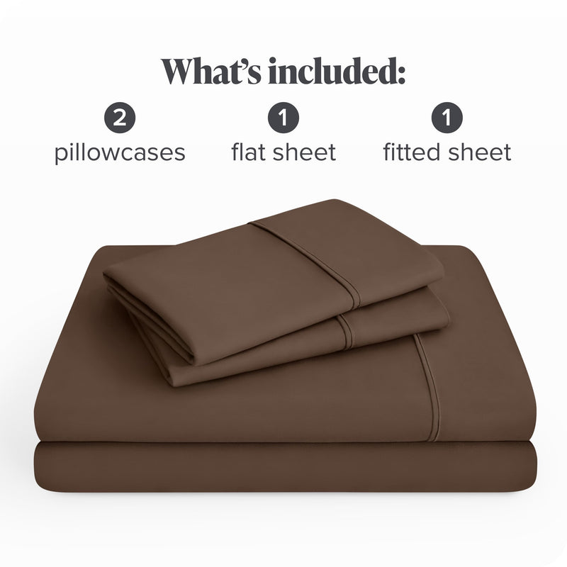 King, Sepia : Premium 1800 Ultra-Soft Microfiber Collection King Sheet Set, Hypoallergenic, Easy Care, Wrinkle Resistant, Deep Pocket (King, Sepia)