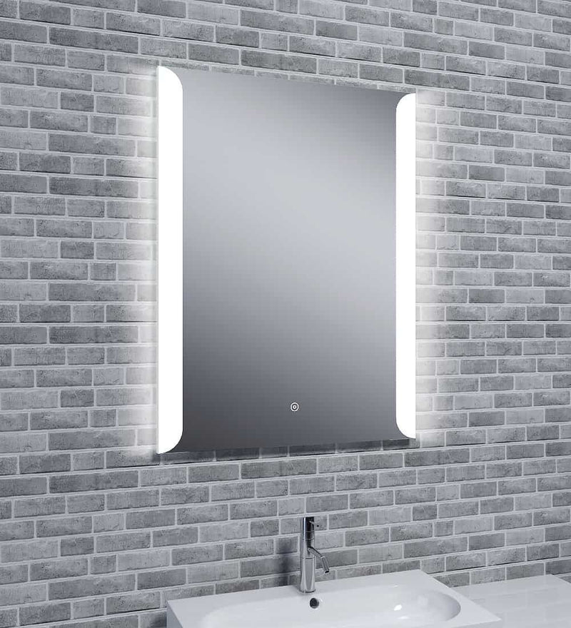 Venetian Image LED Modern Decorative Bathroom Vanity Mirror |Parallel Wing Designed White Led Light| 24x36 Inch| by Venetian Image, framed, rectangular, wall mount