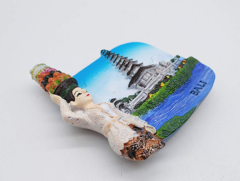 Bali Island Indonesia 3D Fridge Magnet Travel Souvenir Gift Home & Kitchen Decoration Magnetic Sticker Bali Indonesia Refrigerator Magnet