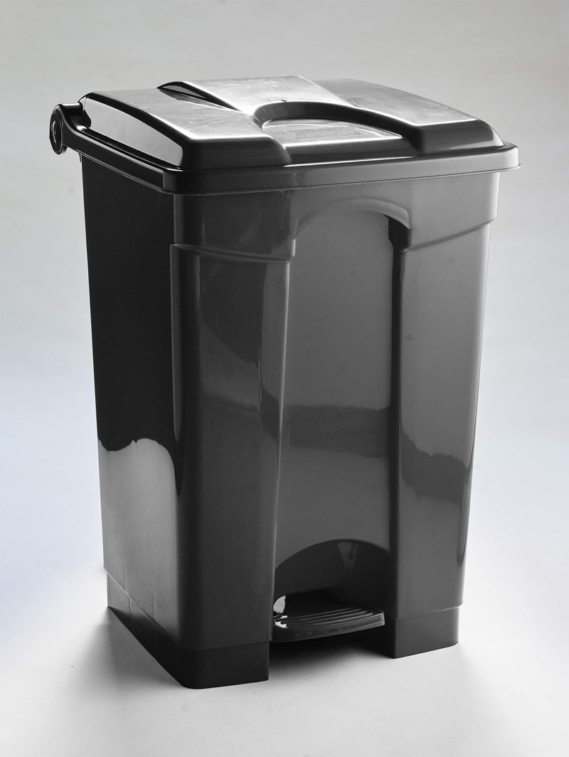 Dhwani Enterprise Plastic Pedal Garbage Waste Dustbin 60 LTR (Black)