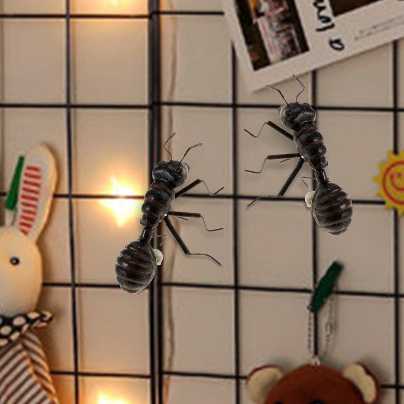 ATORSE® Simulation Ants Toys Yard Porch Wall Sculpture Fridge Magnet Ornaments 10Pcs