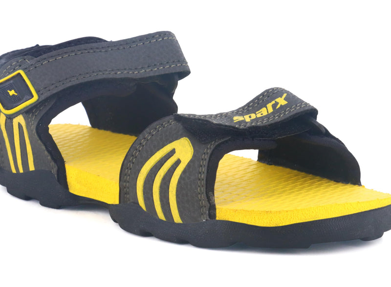 Sparx mens SS 702 | Latest, Daily Use, Stylish Floaters | Yellow Sport Sandal - 7 UK (SS 702)