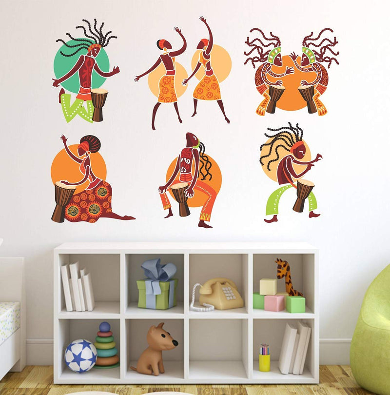 Tuffuk Culture Large Vinyl Wallstickers for Home Decorations (70 cm x 50 cm)5TZ104