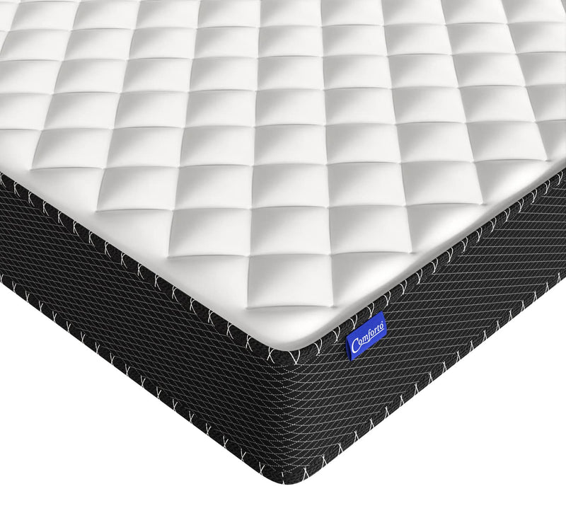 Comforto Duplex 6 Inch Dual Comfort Foam Mattress (72x70x6 Inch, King Size Mattress) | Medium Soft & Hard Comfort | Quilted Top