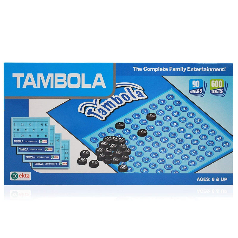 BKDT Marketing Tambola Game Set - 600 Housie Tickets Board Game for Kids - Family Game, Pack of 1 - Kids Game - Tambola Set