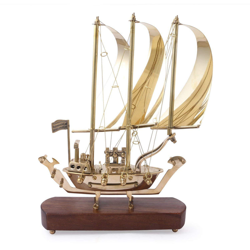 Siddhi Vinayak Handicraft Antique Brass Sheet Titanic Ship, Home Decorative Item (10 inches)