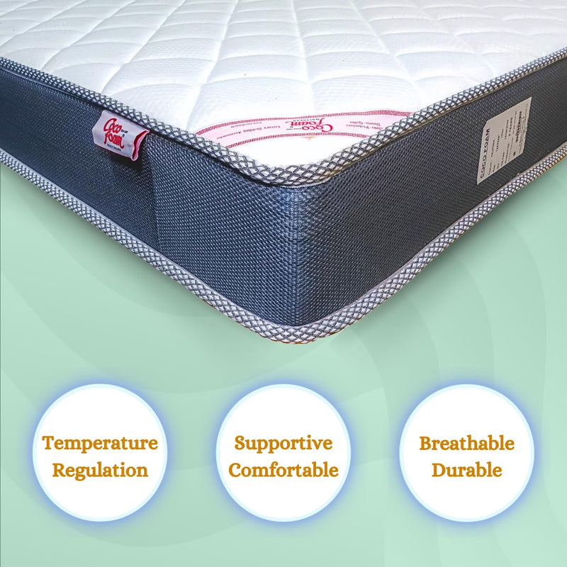 COCOFOAM 6" Pocket Spring Mattress (72x72x6)