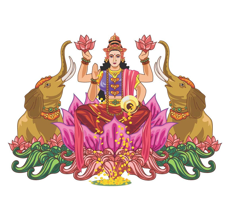 Tuffuk Devotional Large Vinyl Wallstickers for Home Decorations(70 cm x 50 cm)5TZ049