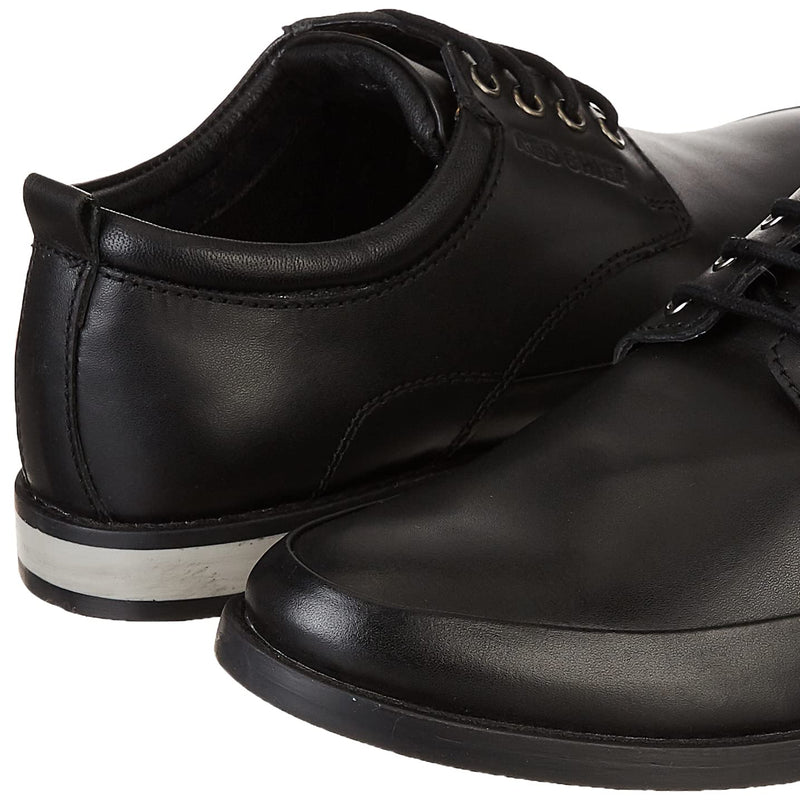 Red Chief Derby Lace Up | Men's Formal Shoes for Office | Black | TPR+Eva Cushioning