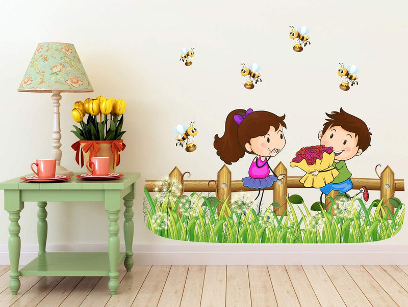 Tuffuk Kids Love Large Vinyl Wallstickers for Home Decorations(80 cm x 70 cm)5TZ0173