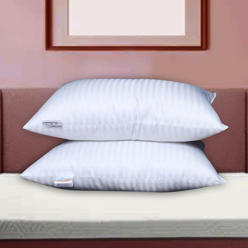 Eesysoft Bedding Bed Pillows for Sleeping Size 16x24 (White), 3 Pcs, Cooling Hotel Quality, for Back, Stomach, or Side Sleepers (Pack of 3)