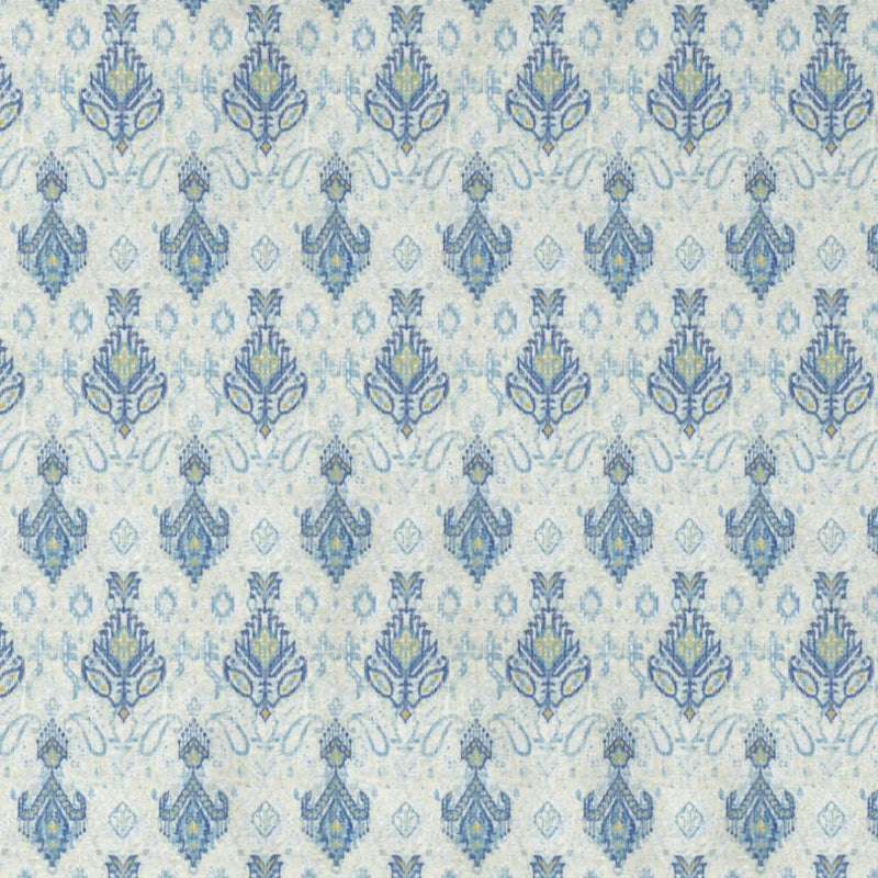 Ddecor Paisley 100% Cotton Reversible Blue Double Dohar