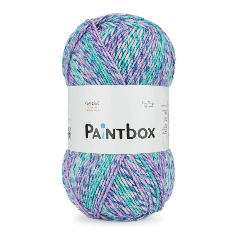 PAINTBOX, DK Weight Acrylic Hand Knitting Yarn OEKOTEX CLASS1 Certified (PTB005 - Jungle Mist)