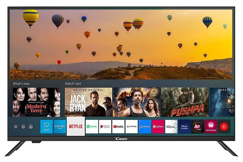 Candy 109 cm (43 inches) Full HD Android Smart LED TV C43KA66 (Black)