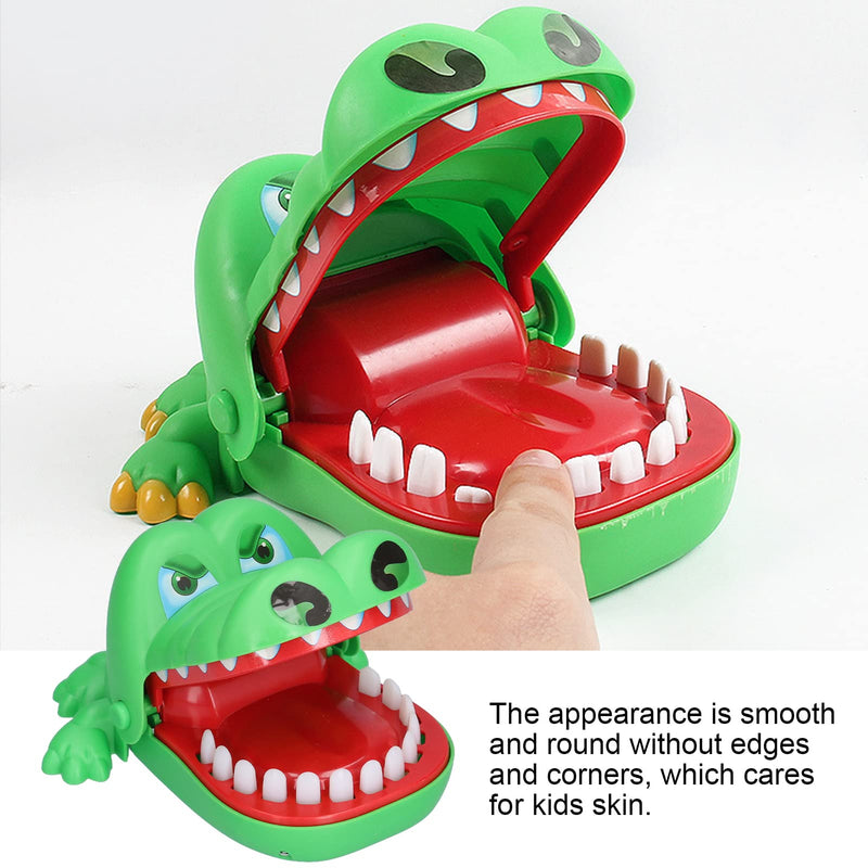 KIDOLOGY Crocodile Push Teeth Biting Finger Dentist Funny Games for Pets, Kids, Toddlers Boys and Girls