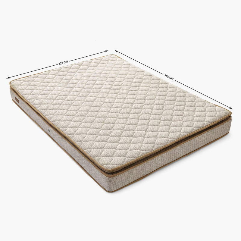 Home Centre Restomax Pro 6"+1" Bonnel Spring Mattress with Pillow Top 120 x 195 cm