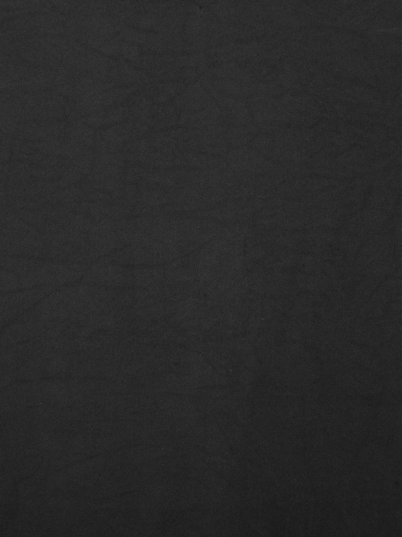 Home Sizzler 1 Piece 100% Blackout Eyelet Polyester Door Curtain, 7ft, Black