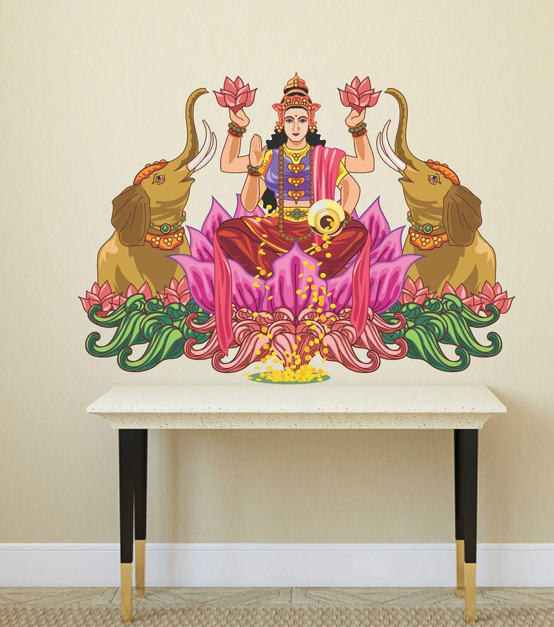 Tuffuk Devotional Large Vinyl Wallstickers for Home Decorations(70 cm x 50 cm)5TZ049