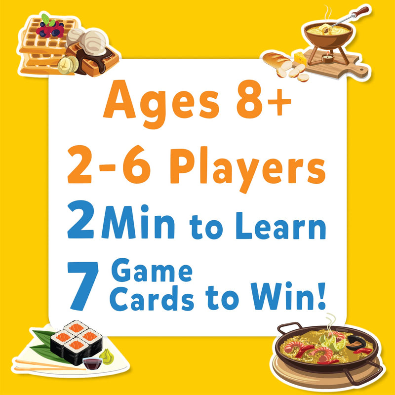 Skillmatics Card Game - Guess in 10 Foods Around The World, Educational Travel Toys for Boys, Girls, and Kids Who Love Board Games, Geography and History, Gifts for Ages 8, 9, 10 and Up