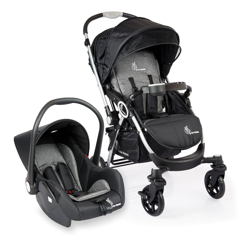 R for Rabbit Baby Travel System Chocolate Ride Baby Stroller Pram In