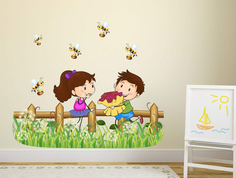 Tuffuk Kids Love Large Vinyl Wallstickers for Home Decorations(80 cm x 70 cm)5TZ0173