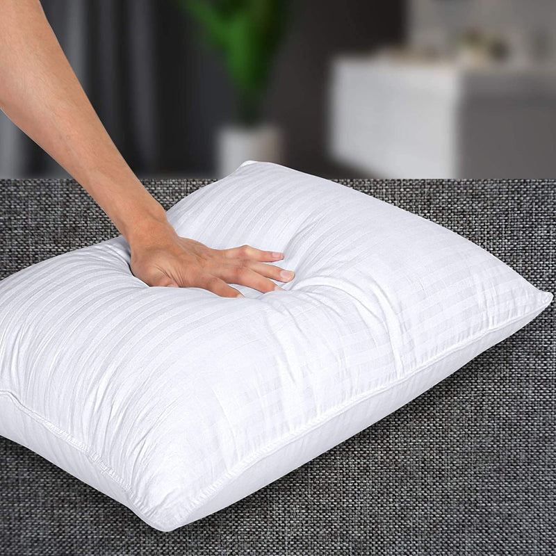 Wakewell Microfibre 2-Pieces Pillow Set for Bed (17 X 27 Inch, White, Pack of 2 Pillow)