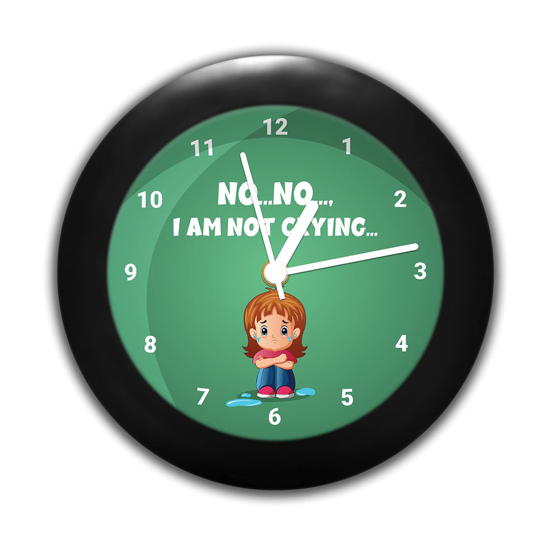 MC SID RAZZ -I'm not Crying - design table clock | Desk Clock for Home and Office,Best gift for friends