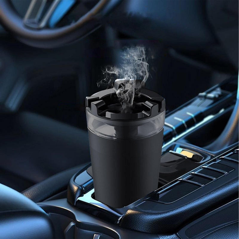 Riveira Smokeless Ash tray, Car Ashtray With Lid, Portable Travel Cigarette Holder, Outdoor Ashtray Smell Proof, Ashtrays for Outside Inside, for Cars Van Outdoors Camping