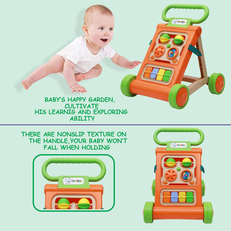 Goyal's Infant Luv Mee Musical Activity Walker - Orange