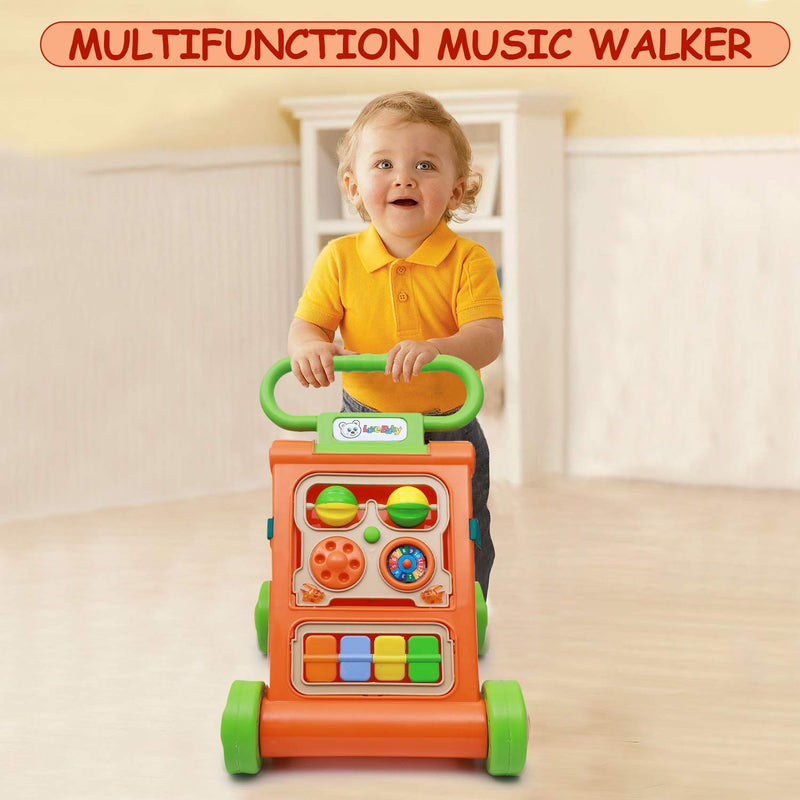 Goyal's Infant Luv Mee Musical Activity Walker - Orange